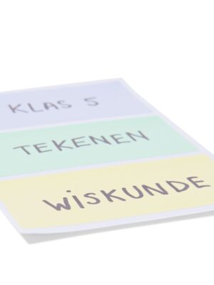 HEMA HEMA Etiketten 7.5x3.4 Pastel - 105 Stuks