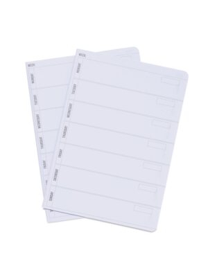 HEMA HEMA Weekplanning Navulling A5 Voor Notitieboek - 2 Stuks
