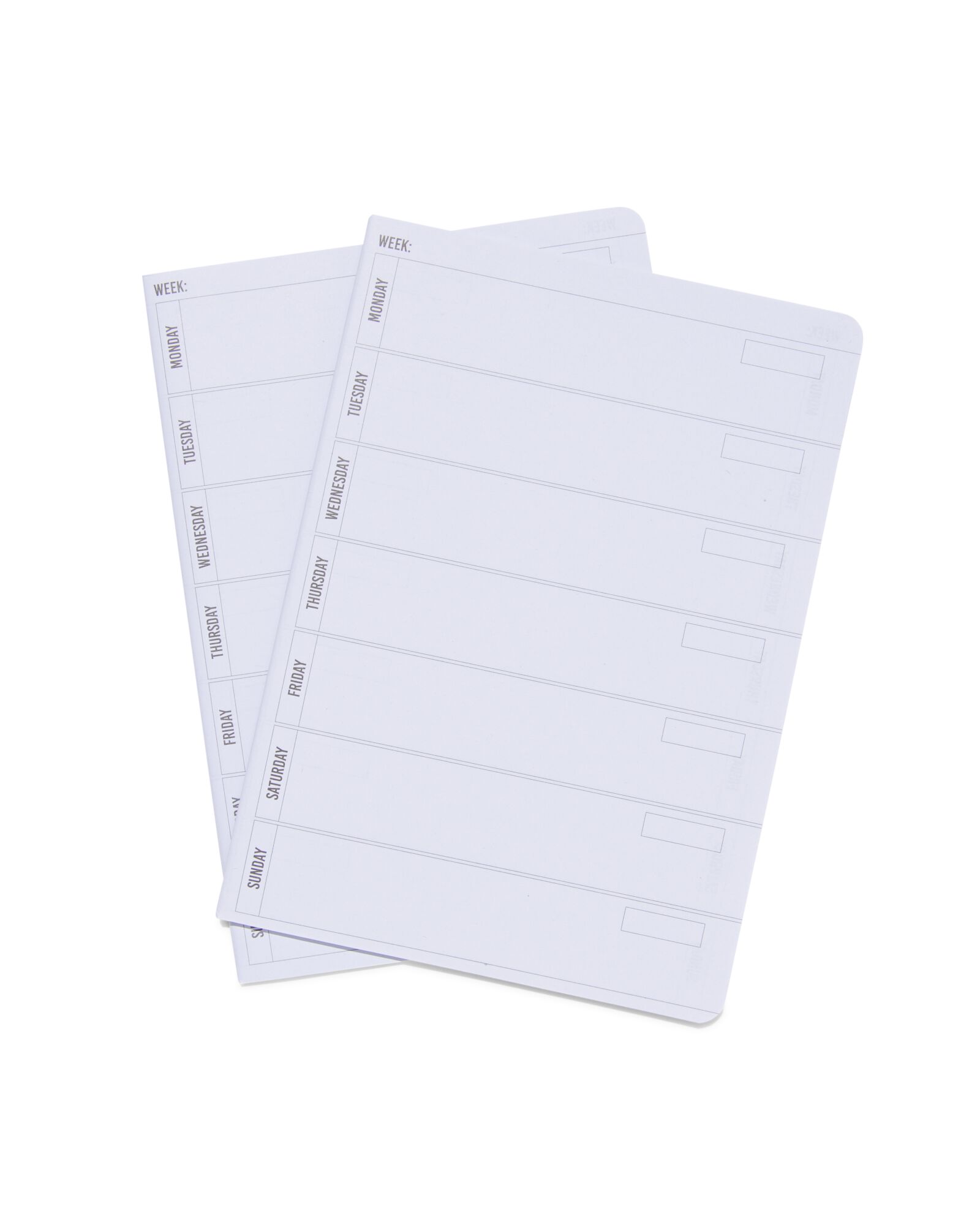 HEMA HEMA Weekplanning Navulling A5 Voor Notitieboek - 2 Stuks 1 HEMA HEMA Weekplanning Navulling A5 Voor Notitieboek - 2 Stuks