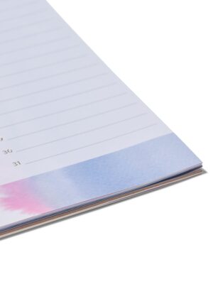 HEMA HEMA Verjaardagskalender 28x16 Paars