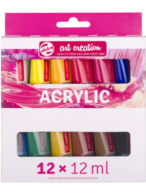Acrylverf talens art creation 12ml 12st assorti