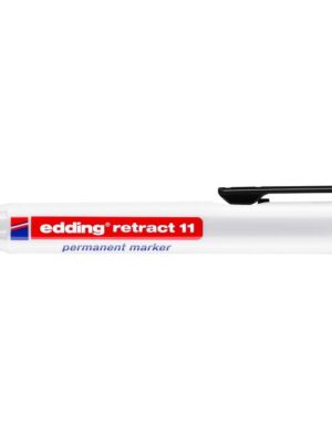 Viltstift edding 11 rond drukknop 1.5-3mm zwart | 10 stuks