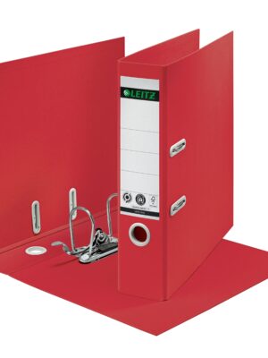 Ordner leitz recycle 180° 80mm rood | 10 stuks