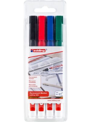 Viltstift edding 400 creatief rond 1mm assorti | 10 stuks