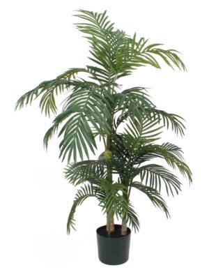 Kunstplant mica areca palm in plastic pot