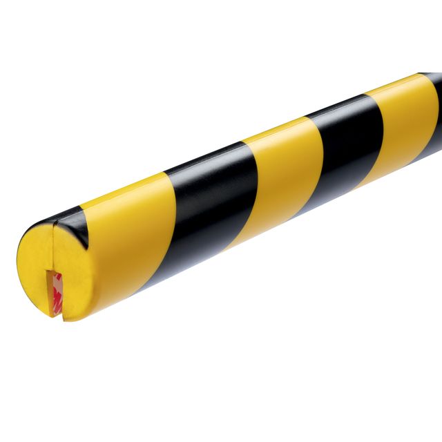 Beschermingsprofiel durable e8r hoek 1m geel zwart 1 Beschermingsprofiel durable e8r hoek 1m geel zwart