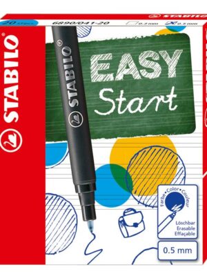 Rollerpenvulling stabilo easyoriginal f 20st blauw