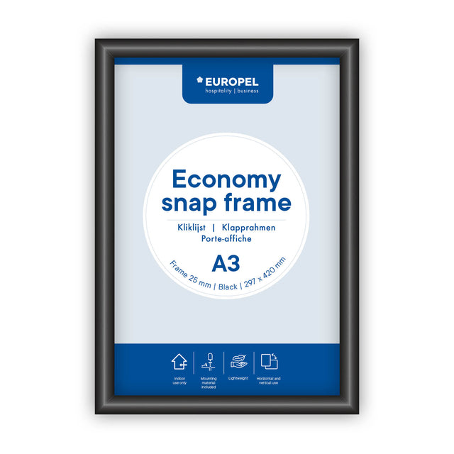 Kliklijst europel economy a3 zwart 1 Kliklijst europel economy a3 zwart
