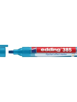 Viltstift edding 385 flipover penseel lichtblauw | 10 stuks