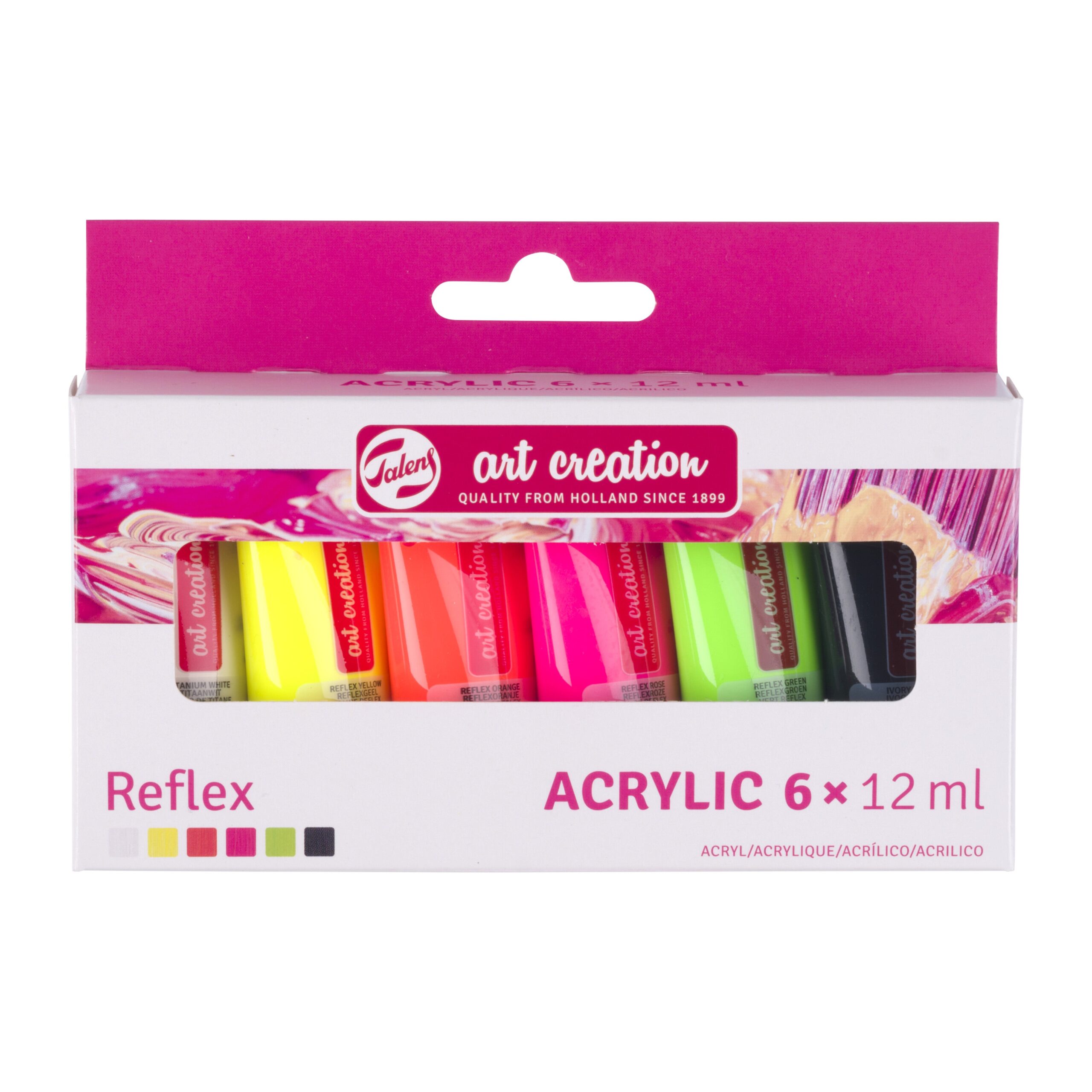 Acrylverf talens art creation 12ml 6st reflex ass 1 Acrylverf talens art creation 12ml 6st reflex ass