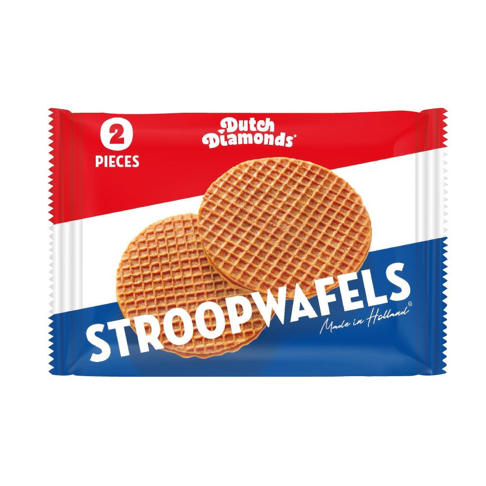 Stroopwafels dutch diamonds duopack 80 gram 1 Stroopwafels dutch diamonds duopack 80 gram