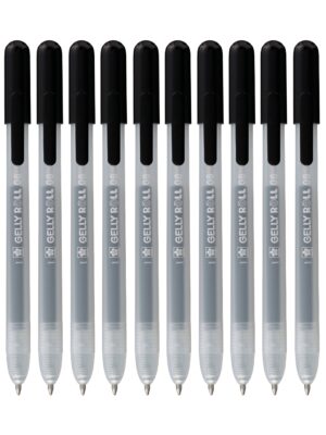 Gelschrijver sakura gelly roll classic 10st zwart | 6 stuks