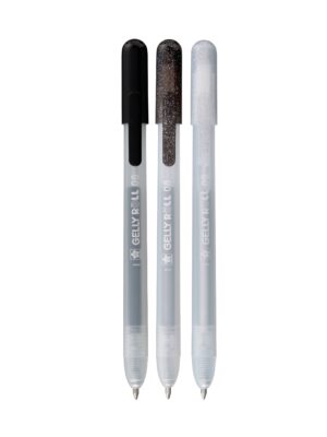 Gelschrijver sakura gelly roll special 3st zilver | 6 stuks