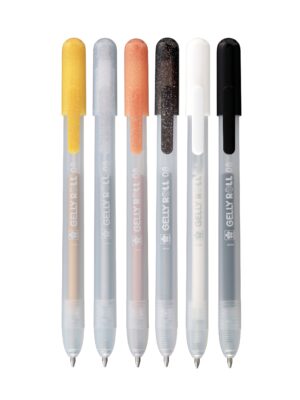 Gelschrijver sakura gelly roll special 6 kleuren