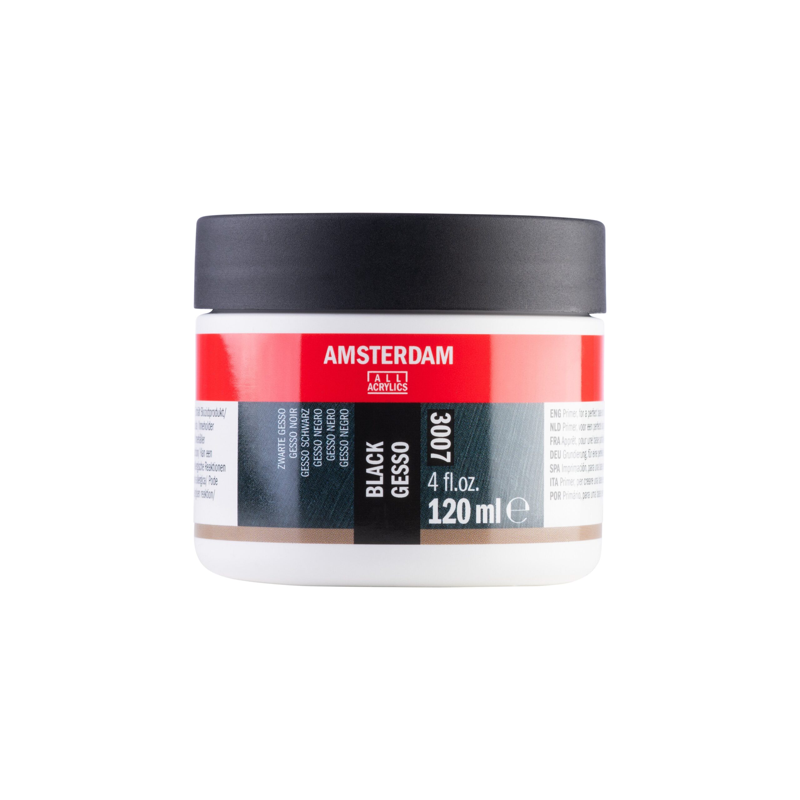 Gesso amsterdam mini 3007 120ml zwart 1 Gesso amsterdam mini 3007 120ml zwart