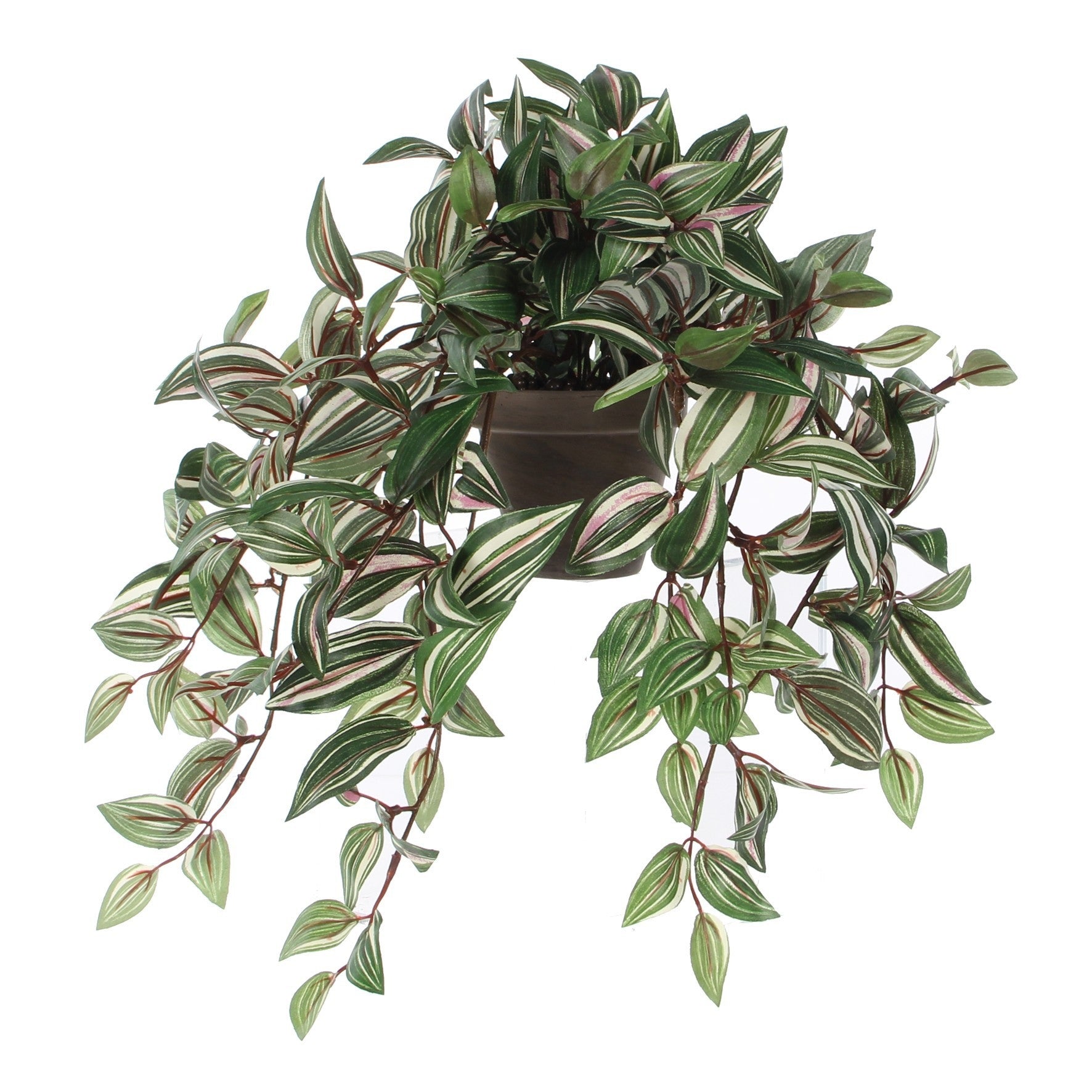 Kunstplant mica tradescantia hangend groen 1 Kunstplant mica tradescantia hangend groen