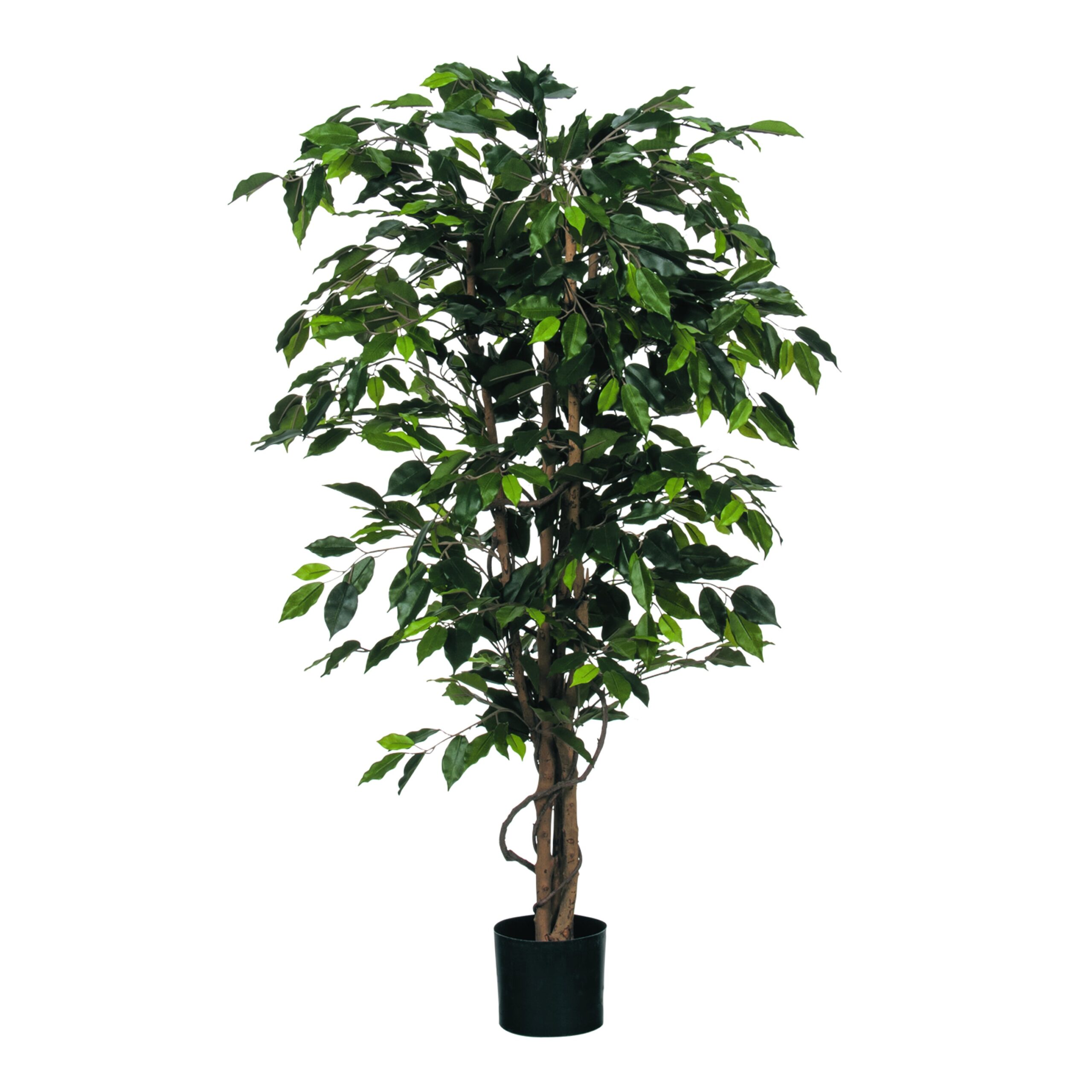 Kunstplant mica ficus groen in pot 1 Kunstplant mica ficus groen in pot