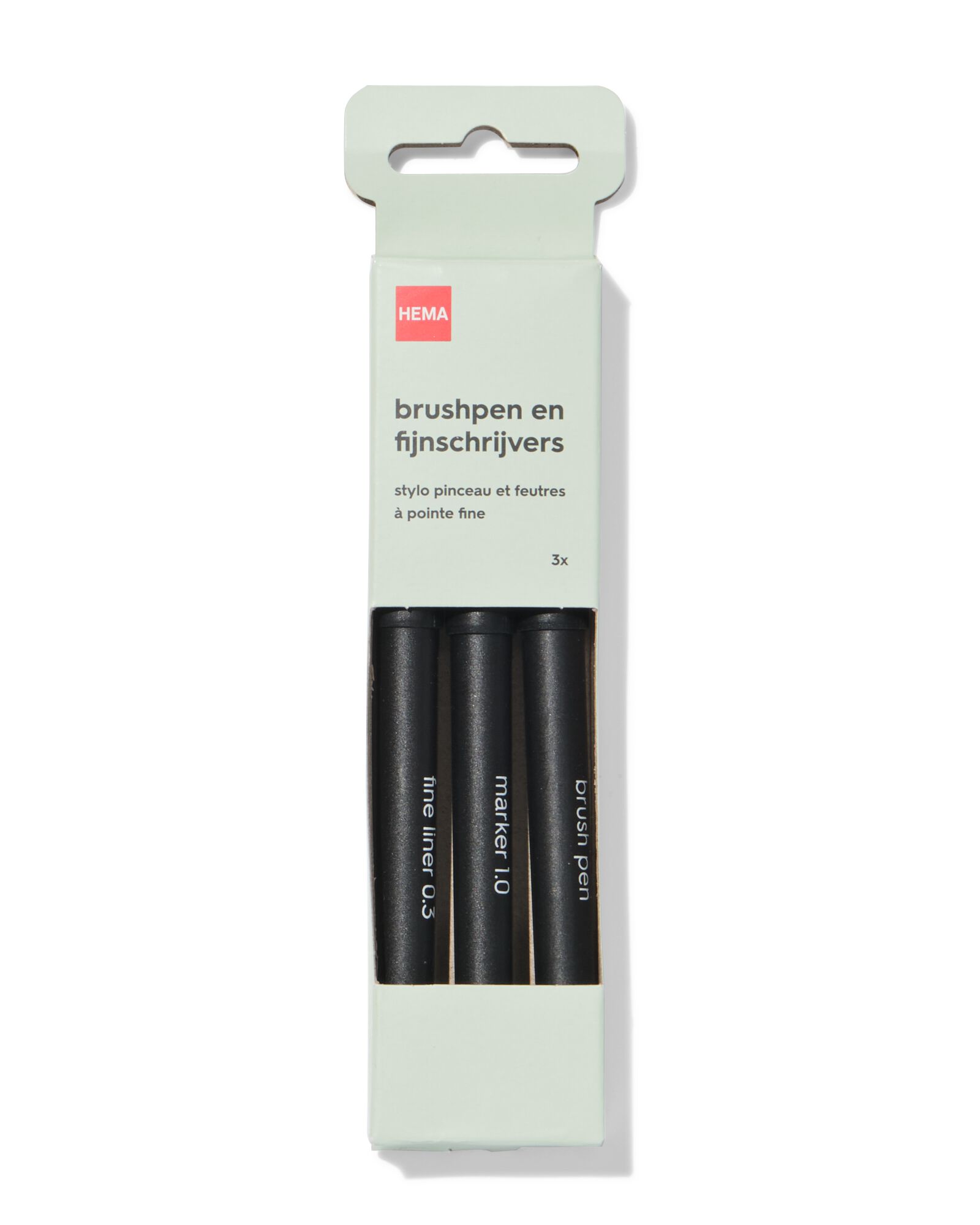 HEMA HEMA Brushpen En Fijnschrijvers - 3 Stuks 1 HEMA HEMA Brushpen En Fijnschrijvers - 3 Stuks