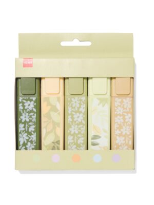 HEMA HEMA Accentueerstiften - 5 Stuks
