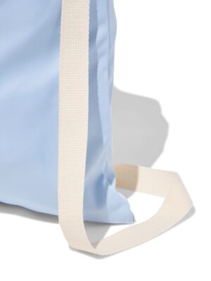 HEMA HEMA Gymtas 42x36cm Blauw (lichtblauw)