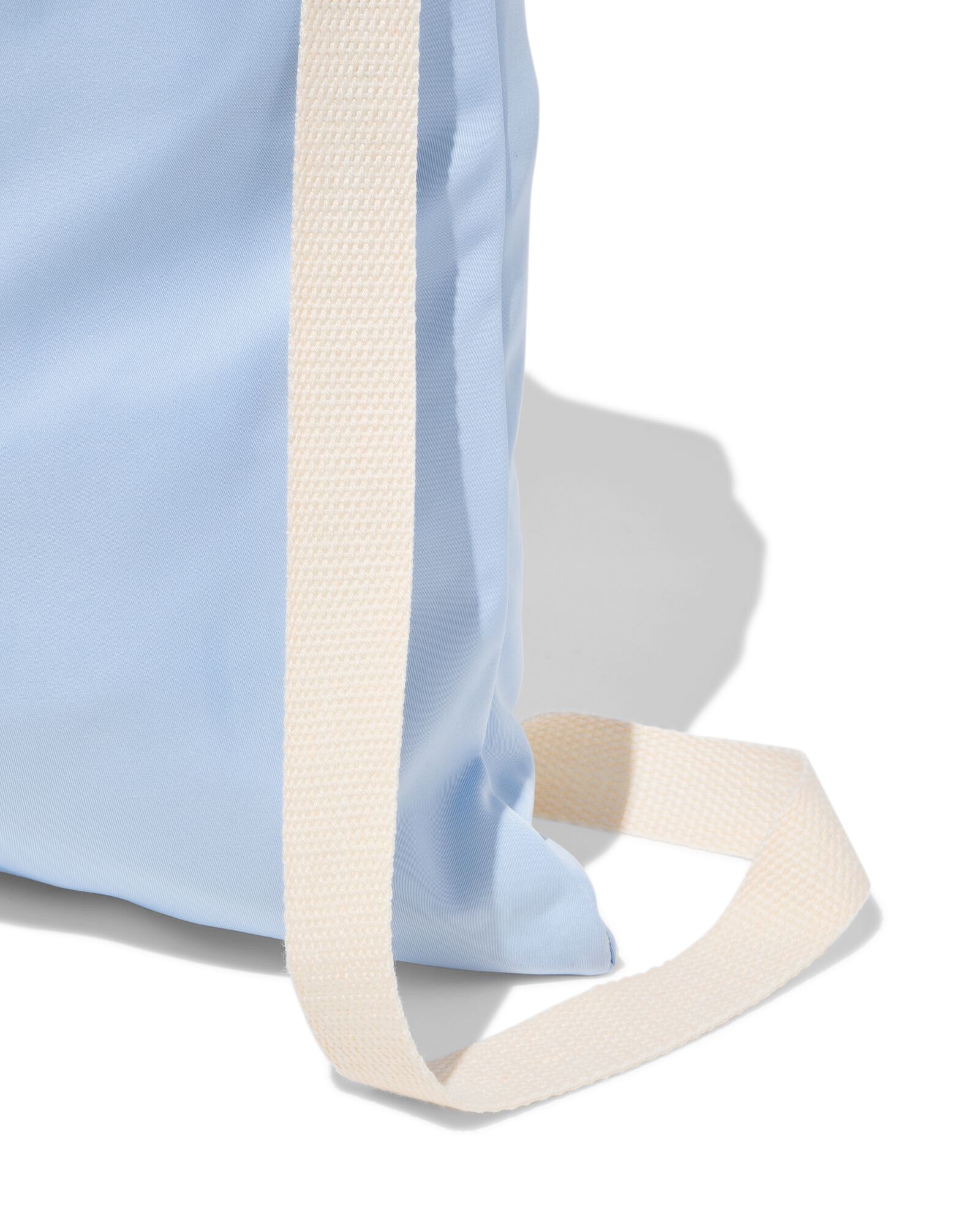HEMA HEMA Gymtas 42x36cm Blauw (lichtblauw) 1 HEMA HEMA Gymtas 42x36cm Blauw (lichtblauw)