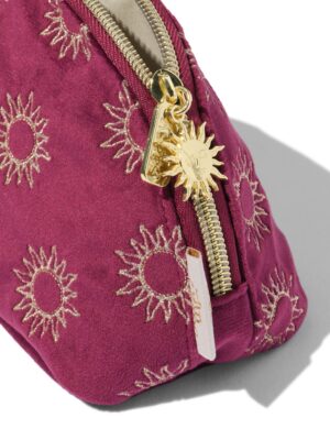 HEMA HEMA Sassy Me Etui 19x9x10cm Velvet Zonnen (bordeauxrood)