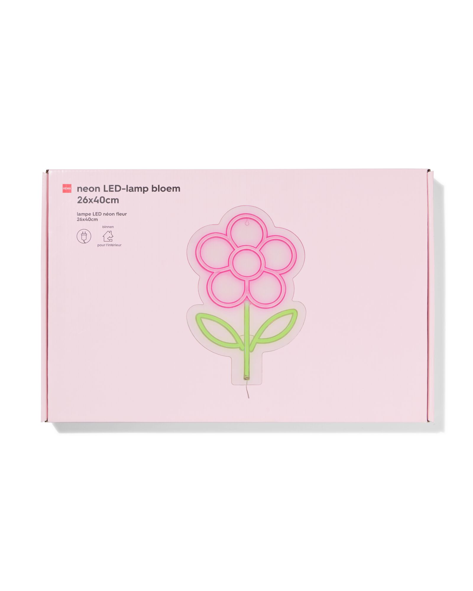 HEMA HEMA Neon Led-lamp 40x26x1.3cm Bloem (multicolor) 1 HEMA HEMA Neon Led-lamp 40x26x1.3cm Bloem (multicolor)