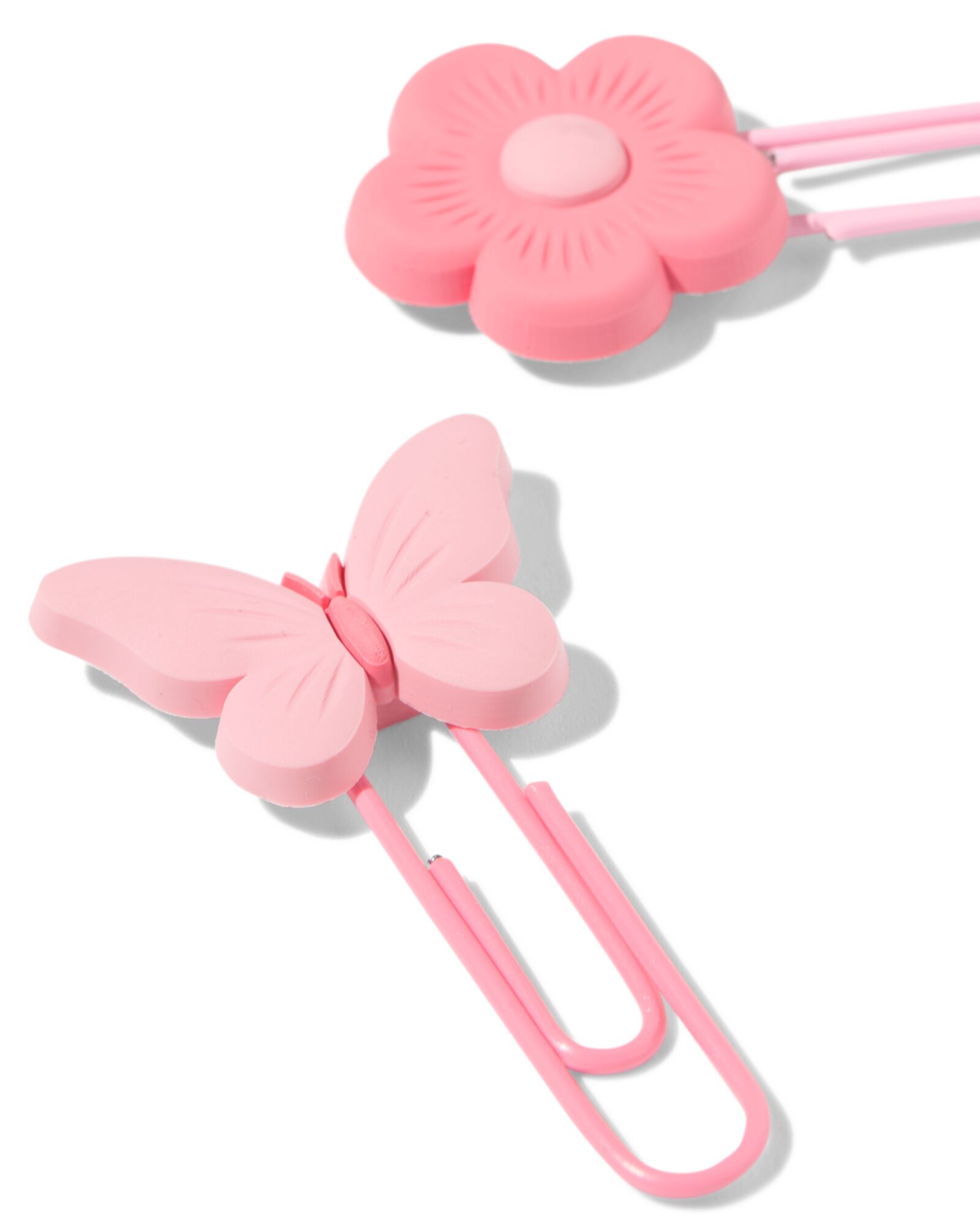 HEMA HEMA Paperclips Bloemen - 6 Stuks (roze) 1 HEMA HEMA Paperclips Bloemen - 6 Stuks (roze)