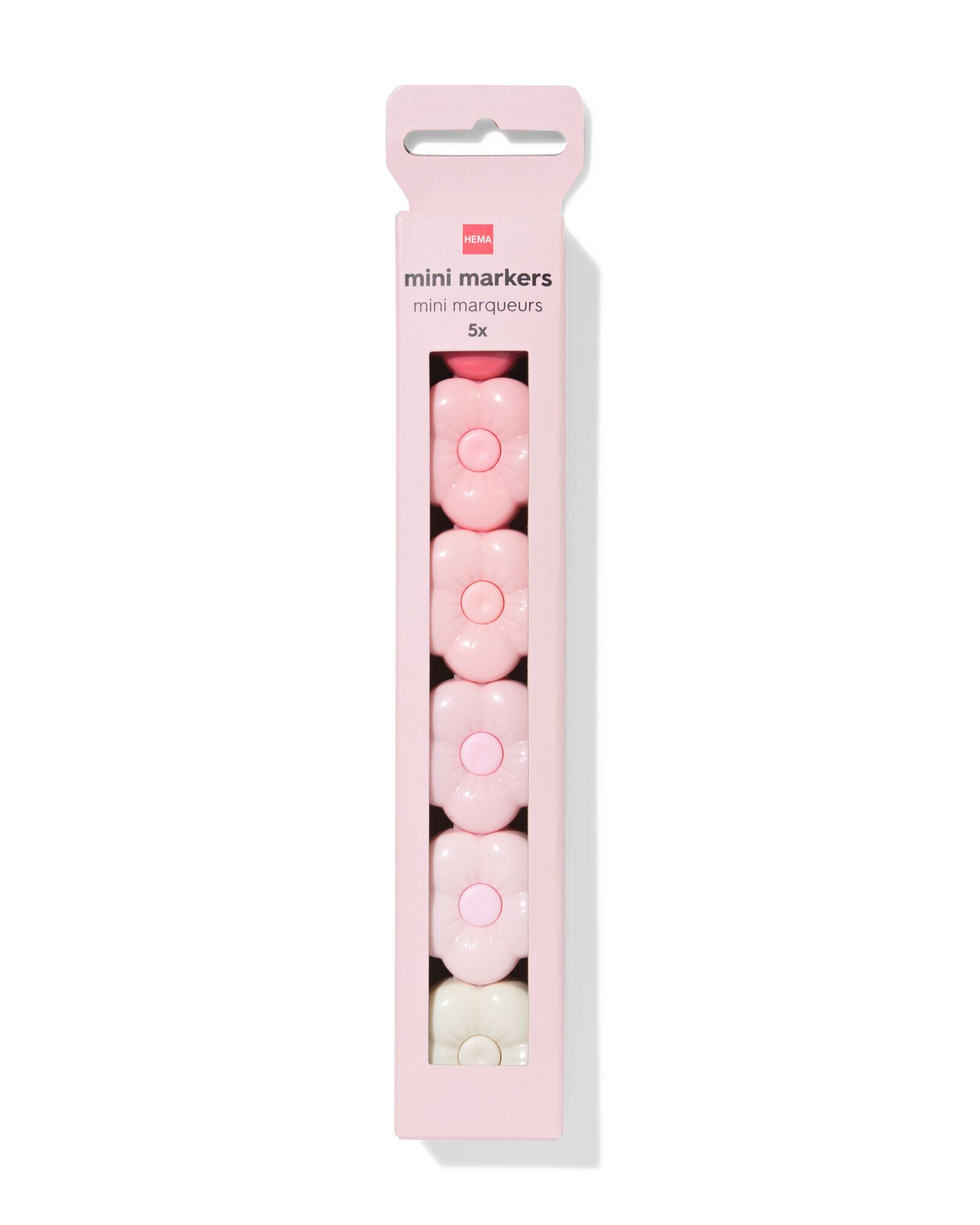 HEMA HEMA Mini Markeerstiften Bloem Toren - 5 Stuks (roze) 1 HEMA HEMA Mini Markeerstiften Bloem Toren - 5 Stuks (roze)