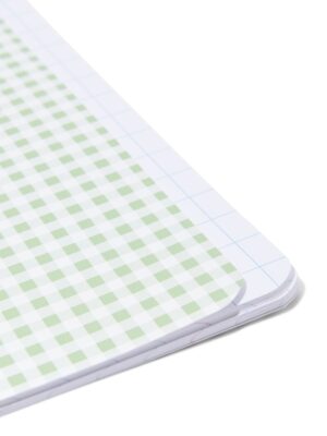 HEMA HEMA Schriften A4 Geruit 10mm Bloem - 2 Stuks (multicolor)
