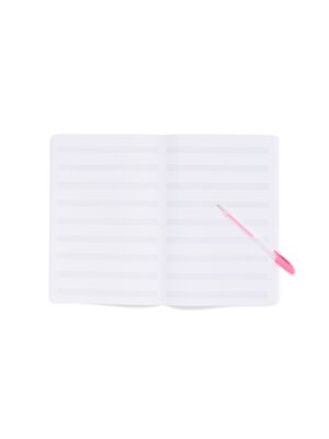 HEMA HEMA Muziekschrift A5 Bloemen (multicolor)