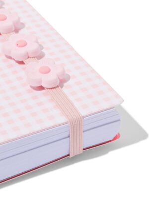 HEMA HEMA 4-in-1 Collegeblok A5 Gelinieerd Bloemen (multicolor)