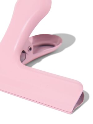 HEMA HEMA Papierklem 12cm Staal Roze (roze)