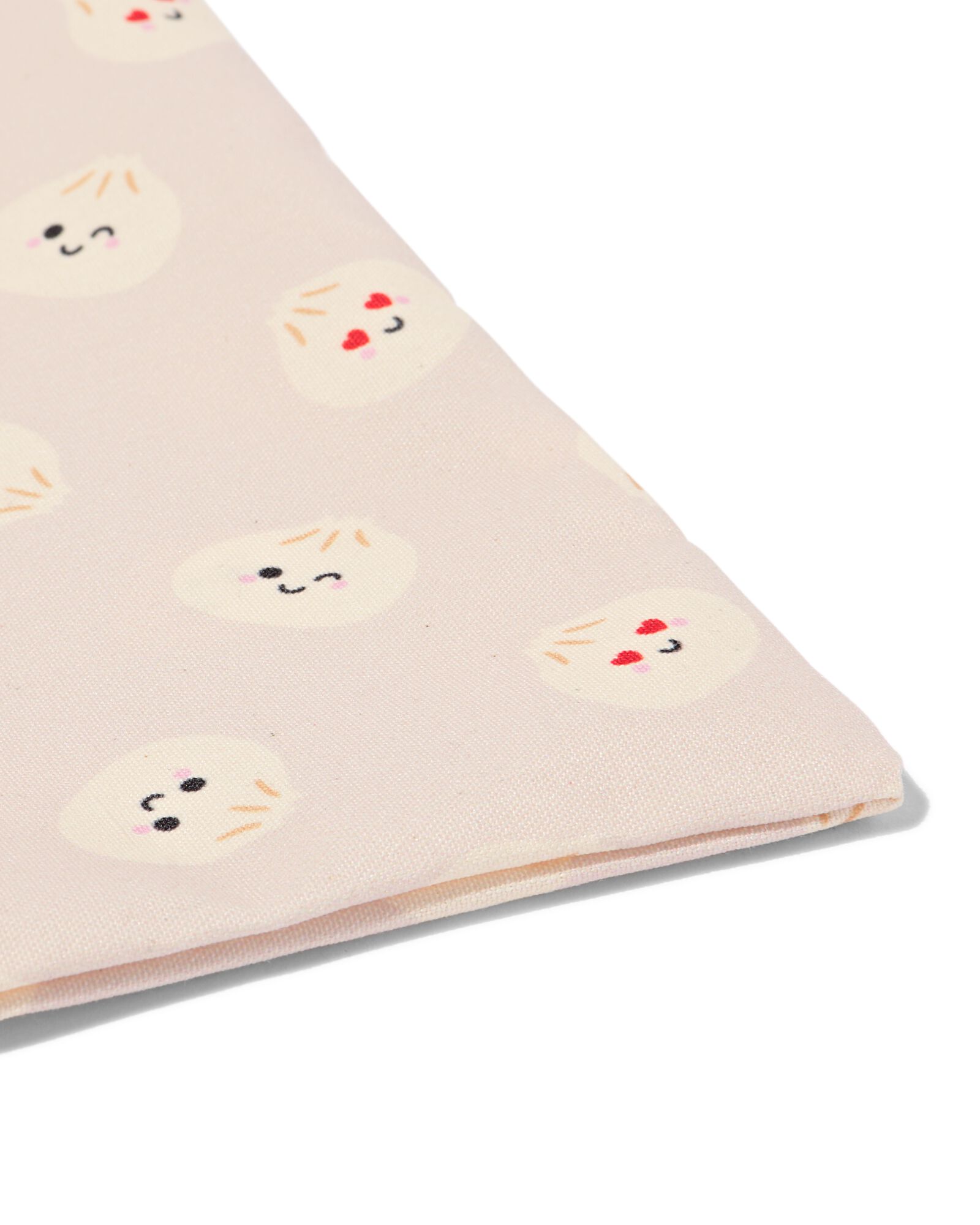 HEMA HEMA Canvas Tas 42x36cm Dumplings (beige) 1 HEMA HEMA Canvas Tas 42x36cm Dumplings (beige)