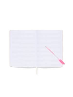 HEMA HEMA Notitieboek A5 Gelinieerd Dumpling (multicolor)