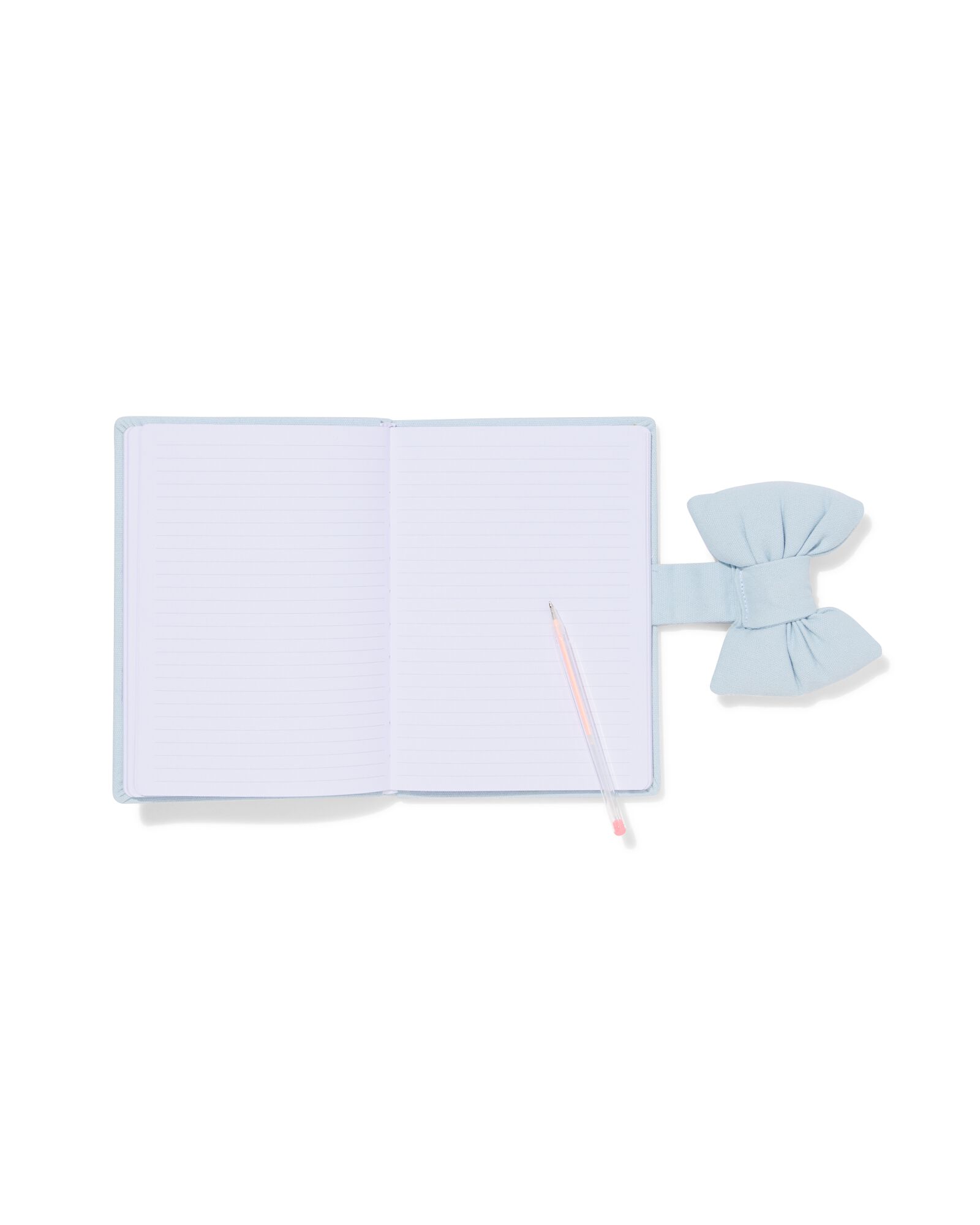 HEMA HEMA Notitieboek A5 Gelinieerd Strik (lichtblauw) 1 HEMA HEMA Notitieboek A5 Gelinieerd Strik (lichtblauw)