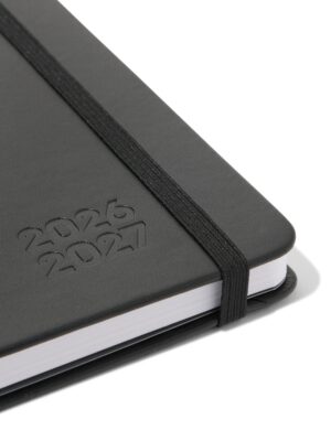 HEMA HEMA Schoolagenda 2026-2027 15.3x21.5x1.3cm Kunstleer Zwart (zwart)