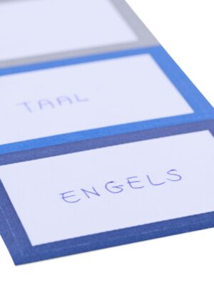 HEMA HEMA Textieletiketten - 8 Stuks (blauw)