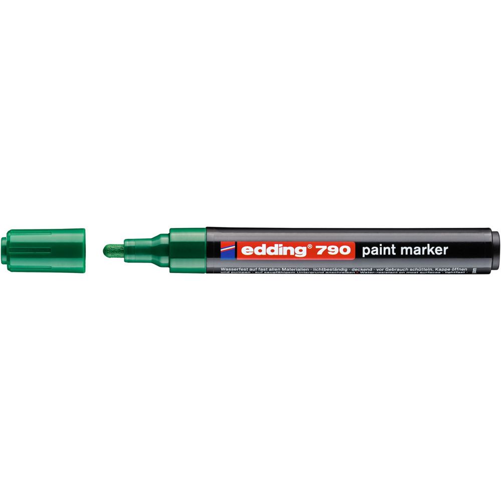 Paintmarker edding 790 alcoholbasis 2-3mm groen 1 Paintmarker edding 790 alcoholbasis 2-3mm groen