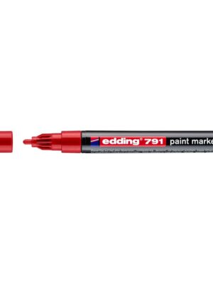 Paintmarker edding 791 alcoholbasis 1-2mm rood