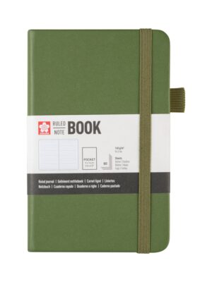Notitieboek sakura pocket lijn dennennaald | 3 stuks