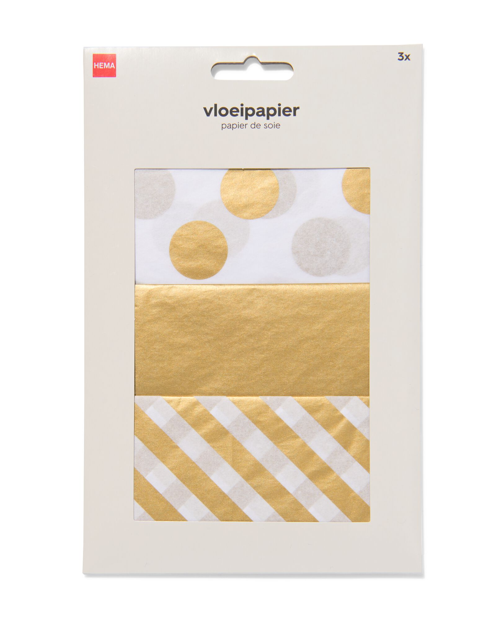HEMA HEMA Vloeipapier 14cm Goud (goud) 1 HEMA HEMA Vloeipapier 14cm Goud (goud)