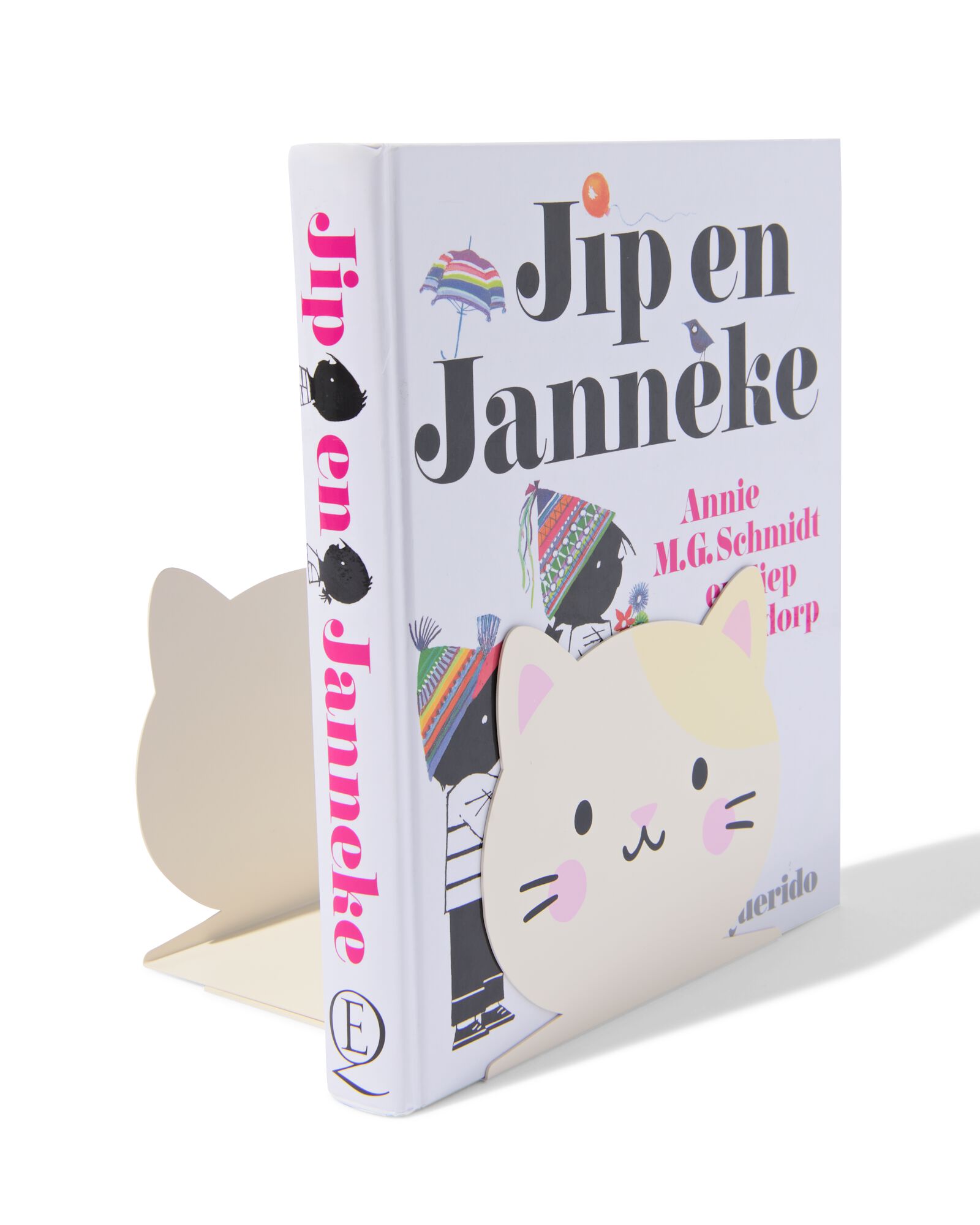 HEMA HEMA Boekensteun 14.5x12.2cm Staal Kat - 2 Stuks 1 HEMA HEMA Boekensteun 14.5x12.2cm Staal Kat - 2 Stuks