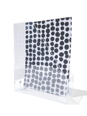 HEMA HEMA Tijdschriftencassette 23x8x28 (transparant)
