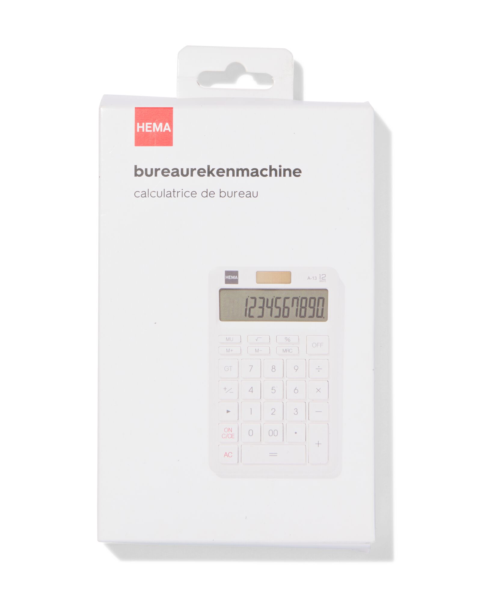HEMA HEMA Bureaurekenmachine Wit 1 HEMA HEMA Bureaurekenmachine Wit