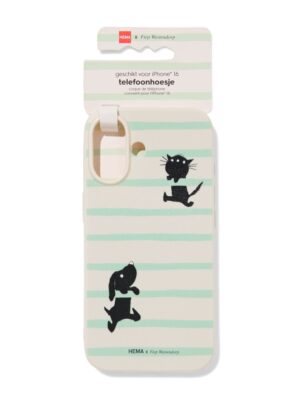 HEMA HEMA Takkie En Siepie Telefoonhoes 19.8x7.5x1.4cm Thermoplast