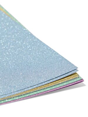 HEMA HEMA Glitter En Metallicpapier A4 - 20 Stuks
