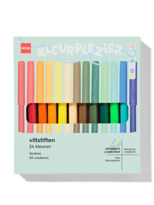 HEMA HEMA Viltstifen - 24 Stuks