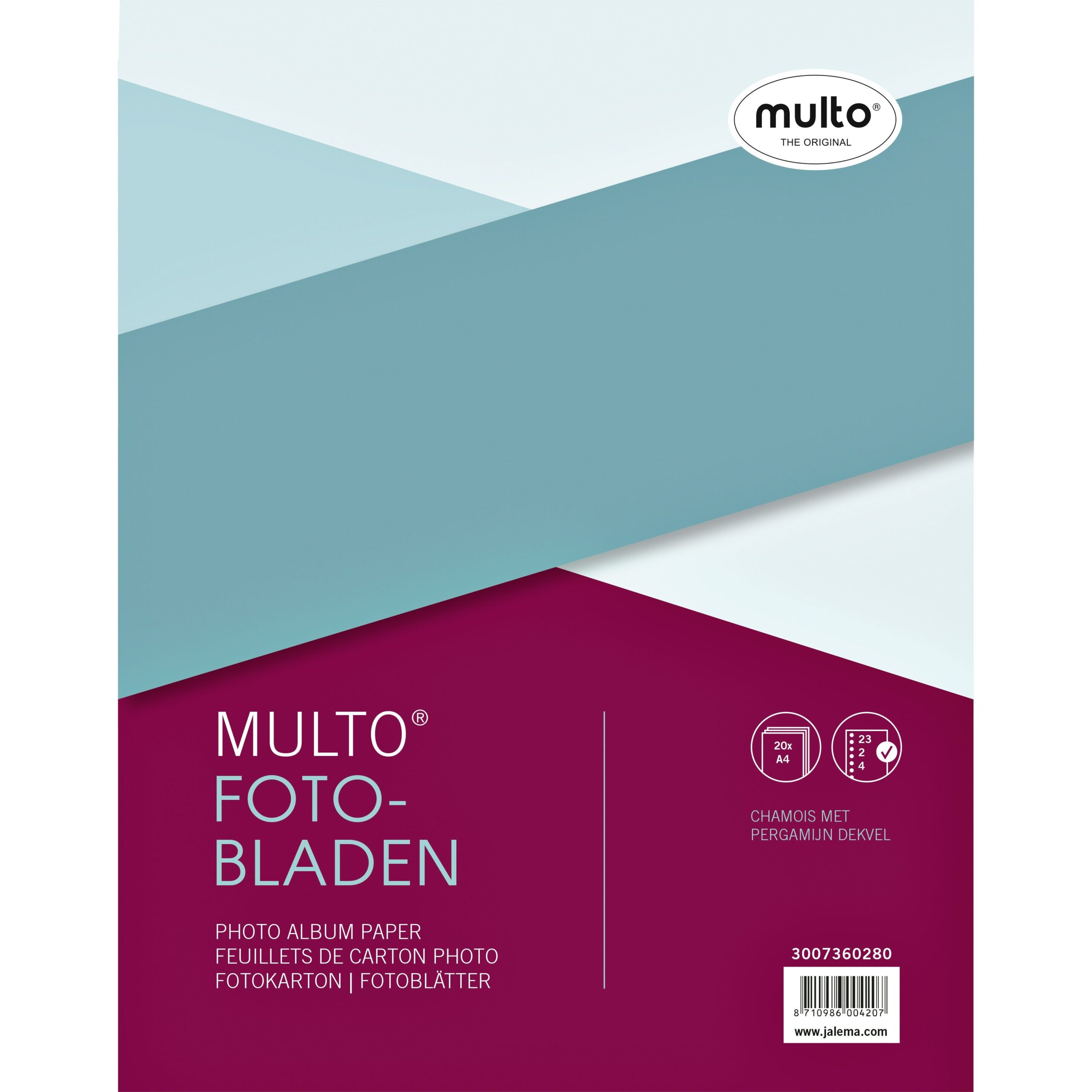 Fotobladen multo 23-gaats + dekvel chamois 1 Fotobladen multo 23-gaats + dekvel chamois