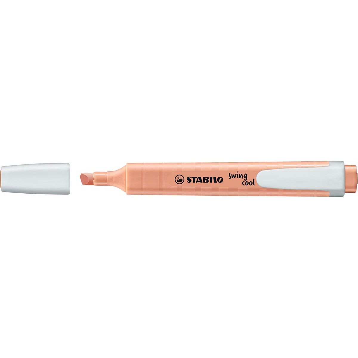 STABILO swing cool pastel markeerstift, creamy peach 1 STABILO swing cool pastel markeerstift, creamy peach